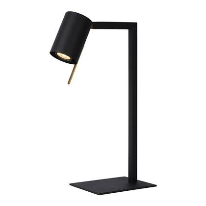 Lucide Lesley Tafellamp - Zwart - Metaal - Bureaulamp