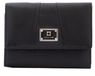 Laura Biagiotti Portefeuille femme Laura Biagiotti simili cuir bouton pression noir Black UNICA 15x11x3 cm