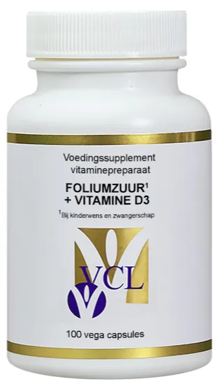 Vital Cell Life Foliumzuur Plus Vitamine D3 Capsules