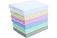 Drap-housse lit enfant éponge 60x120 70x140 80x160 qualité supérieure poids élevé 180g/m2 (70x140, jaune)