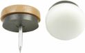 AMIG Viltglijders/meubelbeschermers met nagel - 4x - D22 mm - bruin