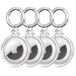TechProtection Icon AirTag 1 / 2 Sleutelhanger 4 Pack Transparant