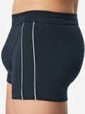 Schiesser Koffer Comfort Fit Trunk Blauw Effen 2 Stuks L
