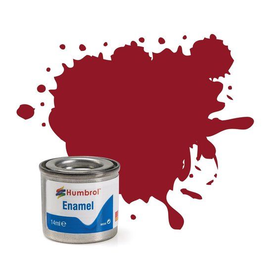 Humbrol Emailleverf Glans - 14 ml - No. 20 Crimson