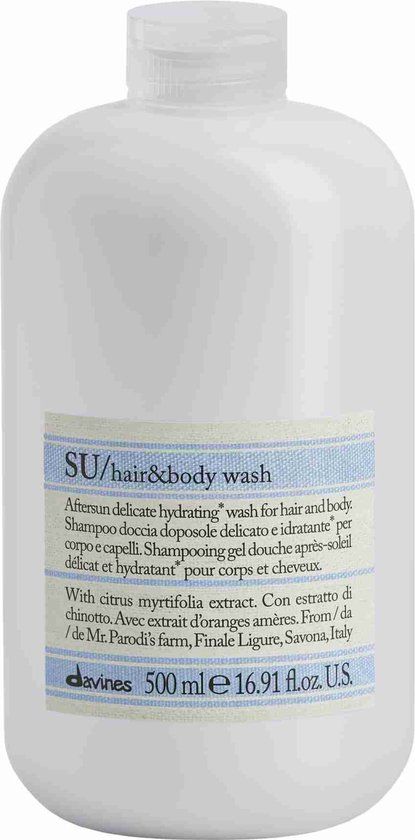 Davines SU Hair & Body Wash 500ml