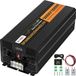 VEVOR Onduleur à onde sinusoïdale pure Chargeur solaire avec chargeur - 5000W CC 24V vers CA 230V