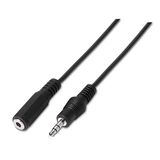 aisens A128 – 0145 – Audio Stereo kabel met Jack 3.5 1,5 m, zwart