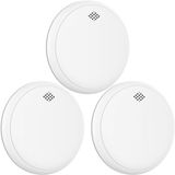Aroha Safety Pro Combimelder - 10 jaar batterij - Rookmelder & Koolmonoxidemelder - Aroha Sleep Line - Slaapkamer vriendelijke CO melder & Brandmelder - Multiset 3 stuks
