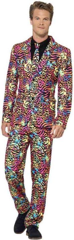 Smiffys Neon Panther Suit - Size XL