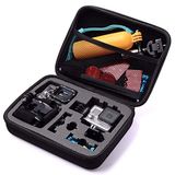 TEKCAM Draagtas voor actiecamera, beschermende opbergtas compatibel met Gopro Hero 12 11 10 9 8 7/AKASO EK7000/Brave 4/Brave 7 LE/Brave 8/APEMAN/APEXCAM/Dragon Touch Action Camera (Medium)