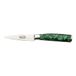 Rockingham Forge Sunrise Collection 3,5" Utility Mes, Roestvrij Staal met Resin Handvat, Groen