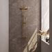 Brauer Gold Carving Opbouw Thermostatische Regendoucheset