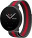 Strap-it Luxe Milanese bandje - Zwart/Rood - Geschikt voor Polar Ignite / Ignite 2 / Ignite 3 / Unite / Pacer