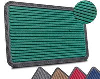Hanse Home Deurmat voor binnen en buiten, vuilvangmat, antislip, voetmat, wasbaar en weerbestendig, deurmat voor hal, terras, entree, 45 x 75 cm, groen