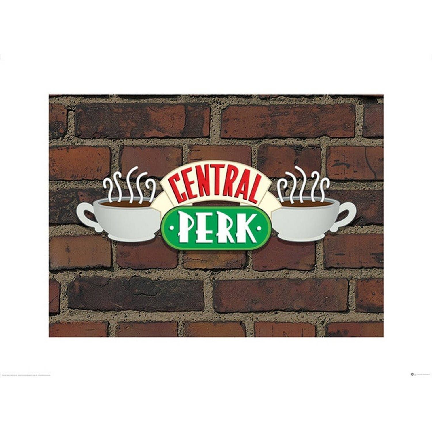 Pyramid friends central perk sign kunstdruk 60x80cm