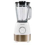 SENCOR SBL 5870GD Blender, 1800 W, 1,5 l, 24.000 omw/min, 6 messen van titanium, wit en goud