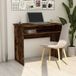 Bureau van Gerookt Eiken met Plank