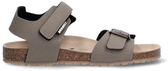 Braqeez 426415-708 Jongens Platte Sandalen - Bruin - Leer - Klittenband