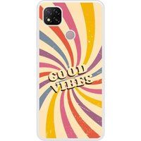 Xiaomi Redmi 9C Good vibes verstevigd hoesje met sublimatie bedrukking