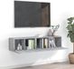 Maison Exclusive - Set de 2 meubles TV, gris sonoma, bois composite