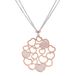 Orphelia ZK-7388 - Collier Heart - Zilver 925 Bicolor - Parelmoer - 48 cm