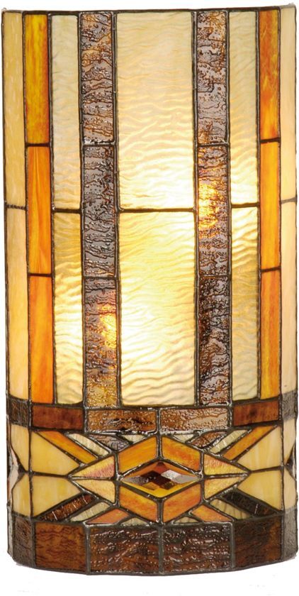 Clayre & Eef Tiffany wandlamp compleet Ã˜ 18 cm 2x E14 max 40w