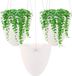 Unyqoos® set de 3 pots de fleurs auto-arrosantes