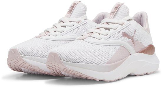 PUMA Softride Mayve Wn's Dames Sportschoenen - Feather Gray-Mauve Mist-Rose Gold - Maat 40