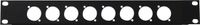 OMNITRONIC Panneau avant Z-19 8x XLR (type D) 1U