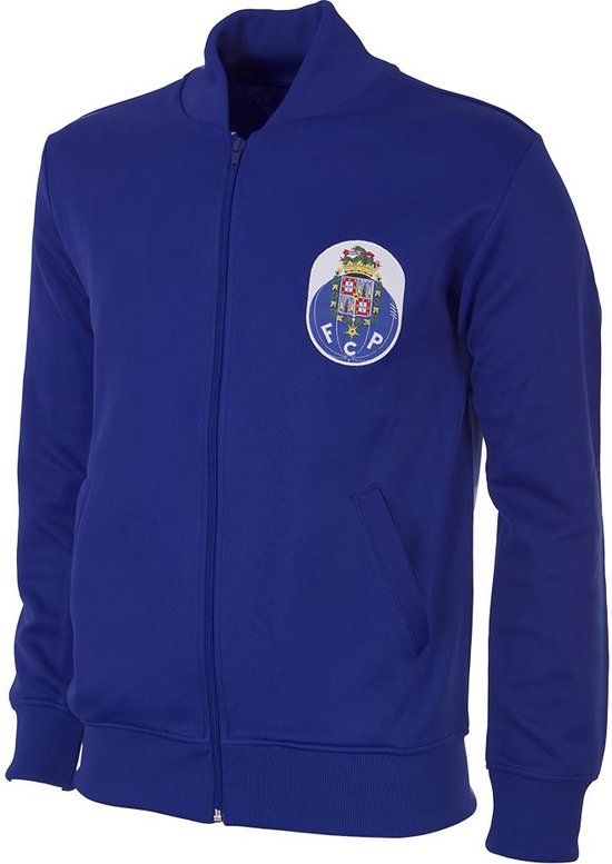 COPA FC Porto 1985-86 Retro Voetbal Jack - Blauw - S - Heren