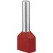 Phoenix Contact 3200810 Cosses à sertir double 1 mm² Partiellement isolées Rouge 100 pièce(s)