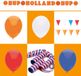 Merkloos / Sans marque Hockey Oranje Versiering 46-delig – Slingers, Ballonnen & Serpentines