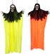 Boland spoken in neon kleuren - 2x stuks - L90 cm - skelet - Halloween - UV blacklight - decoratie