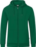 Jako Organic Jas Met Kap Dames - Groen | Maat: 46