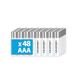 BLAUPUNKT AAA alkalinebatterijen verpakking met 48, voor wandklokken en tv-afstandsbedieningen, LR03BPO/48