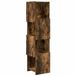 vidaXL Hoekkast 25,5x25x102cm Bewerkt Hout Rook Eiken