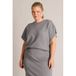 Yest Curve top Plus Size - grijs