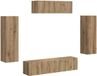 vidaXL TV Kast 5 st Artisan Eiken