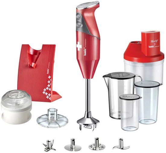 Bamix M250 Superbox Staafmixer - Rood