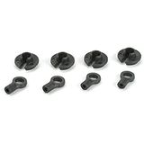 Team Losi Shock Ends & Cups (4)