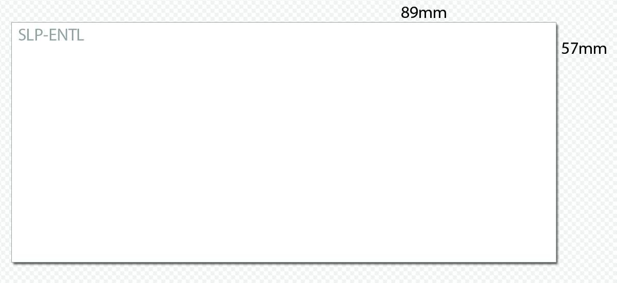 Seiko Instruments SLP-ENTL - Wit - 250 labels