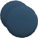 vidaXL Zitkussens 2 stuks Stof Blauw Ø50 x 19 cm