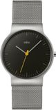 Braun BN0211BKSLMHG Mannen Polshorloge Analoog Quartz Zwart/Zilverkleurig RVS
