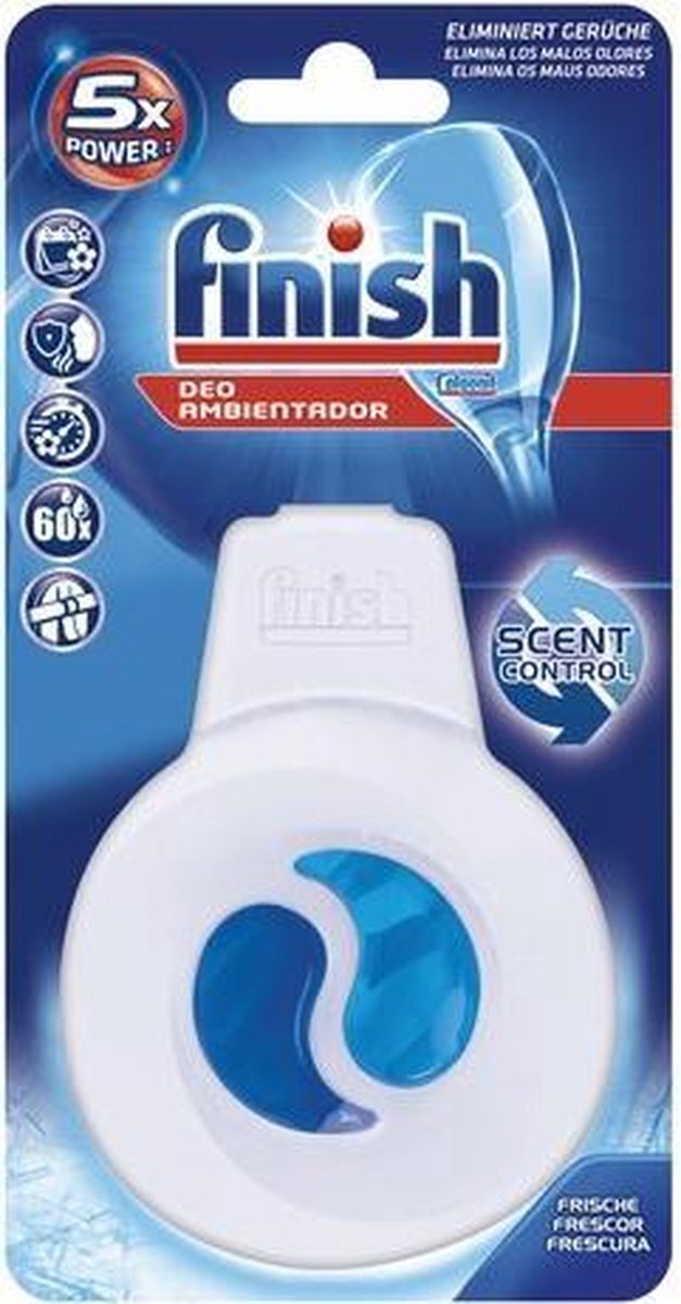 FINISH Vaatwasser-deodorant-stop – deodorant voor de vaatwasser – tegen slechte geuren – 1 stuk