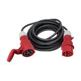 WK CEE-kabel 00425 H07RN-F 5G2,5, noir, 25 mètres, 16A