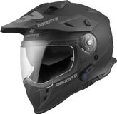 Bogotto H331 BT Bluetooth Mat Zwart Enduro Helm - Helm