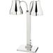 Lacor 69264 Dubbele Infrarood Verwarmingslamp, Zilver