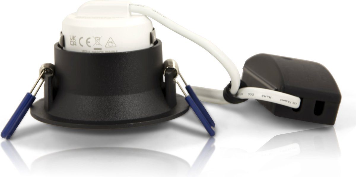 RTM Lighting Platte "3-step" Inbouwspot | Forsele | Zwart | Aluminium