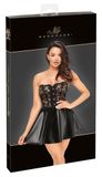 you2toys Dames Korset Jurk XL Zwart Mouwloos Kort Polyester
