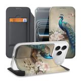 B2Ctelecom Apple iPhone 17 Pro Bookcase Vintage Pauwen